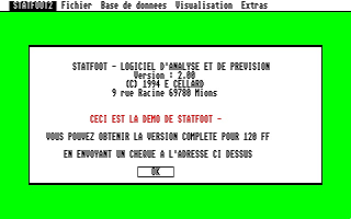 Statfoot — screenshot 1